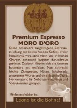 Leone Caff&eacute; Espresso Moro D`Oro