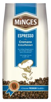 Minges Kaffeer&ouml;sterei Espresso Cremano Entcoffeiniert