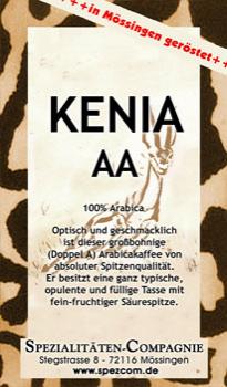 SpezCom Kenia AA Plus gewaschen