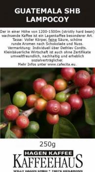 Hagenkaffee Guatemala `Lampocoy` SHB